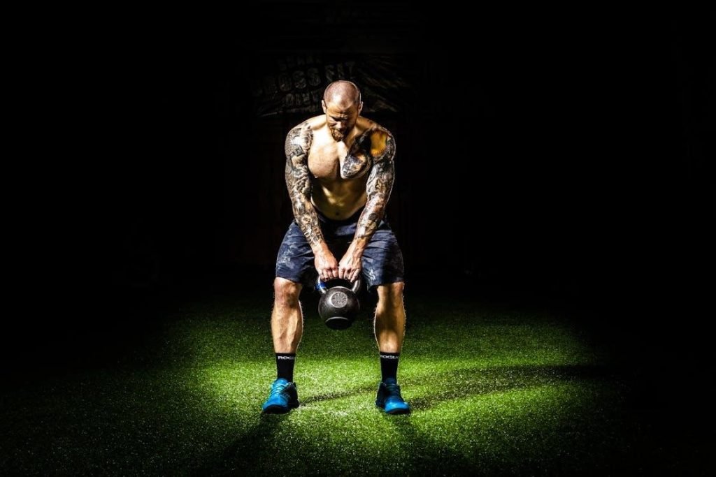 A man working out