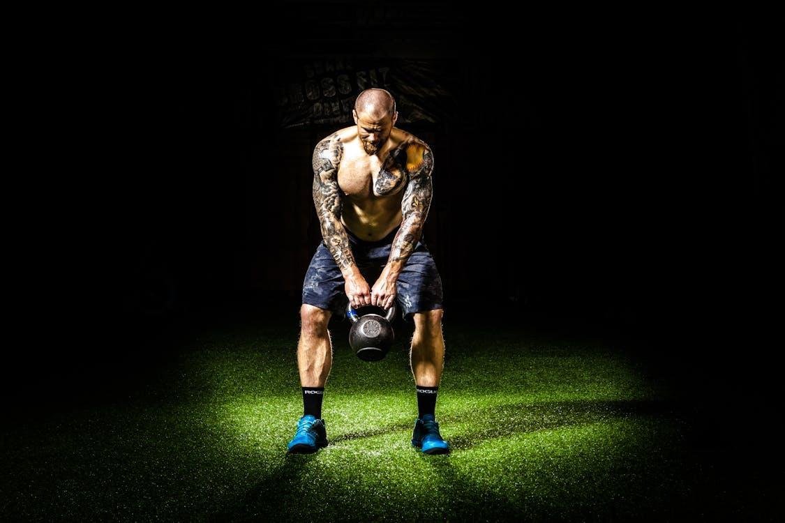 A man working out