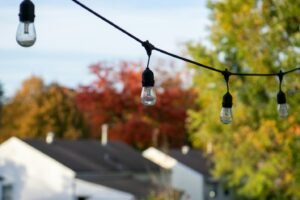 outdoor lighting with pathway lights